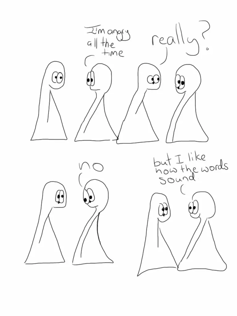 The things explore feelings like anger