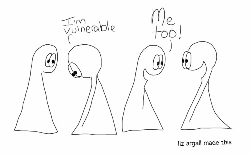 Comic Transcript: Thing 2: I’m vulnerable Thing 1: Me too!