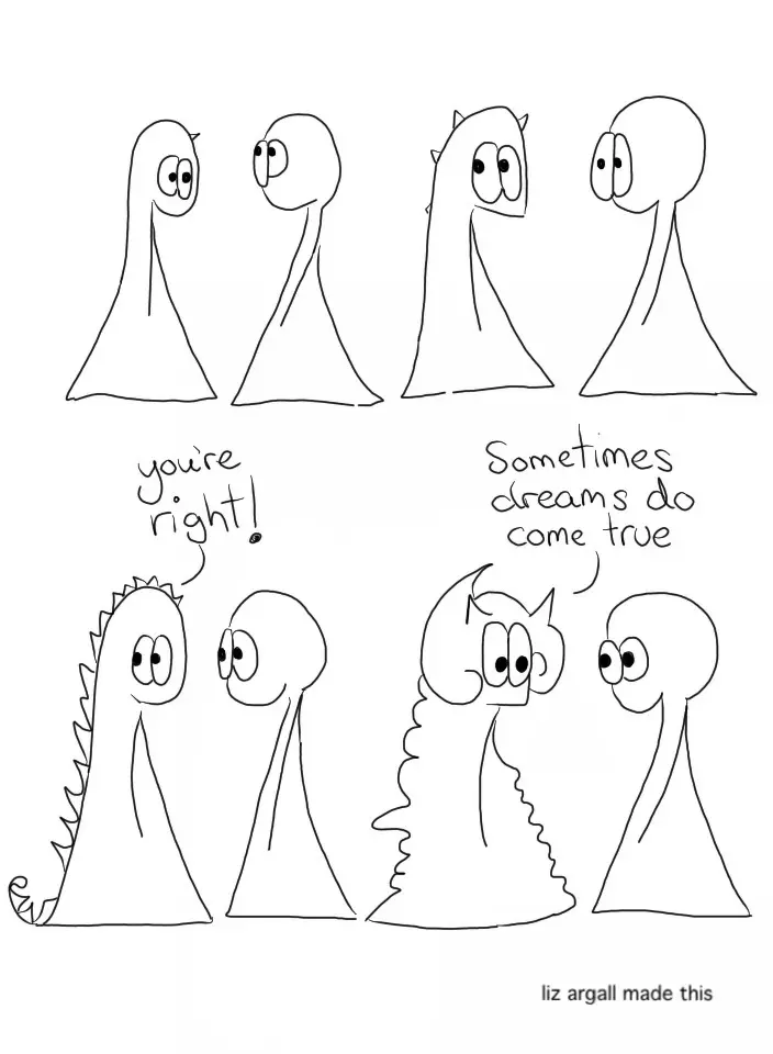 Dreams are strange webcomic, see below for full transcript
