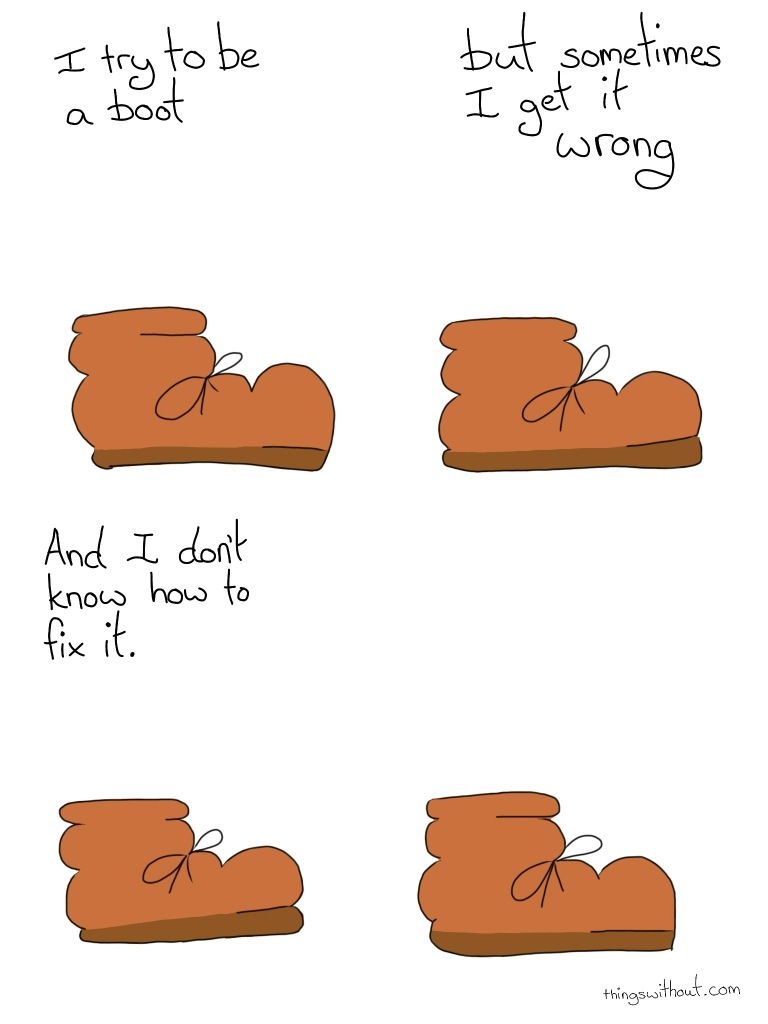 Boot sad webcomic