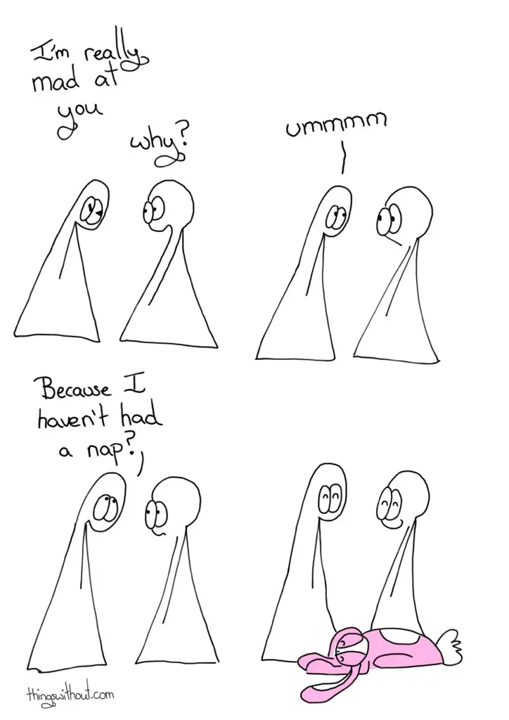 Mad at You webcomic, see below for full transcript