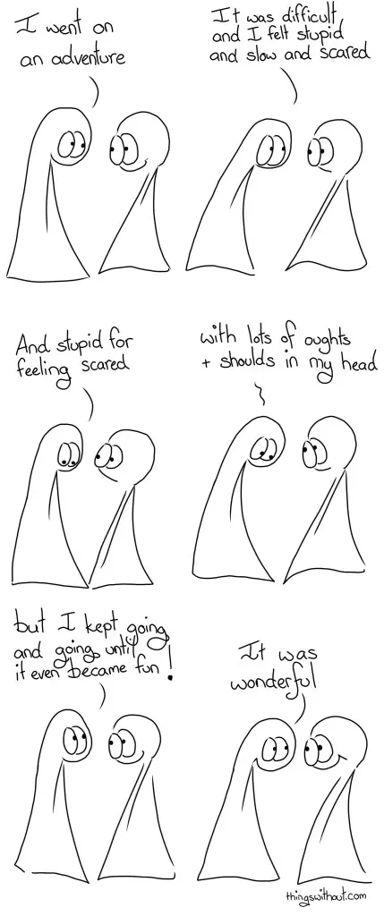 The things are brave. Transcript in text below