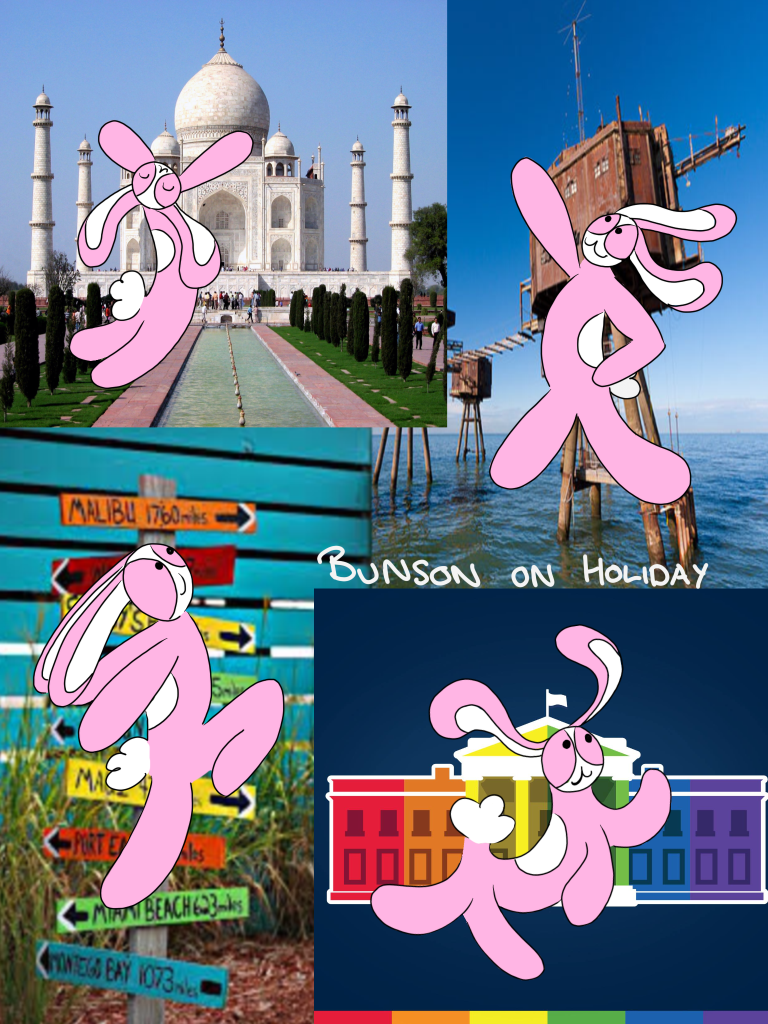 Bunson Hoppydew Dances around many places.