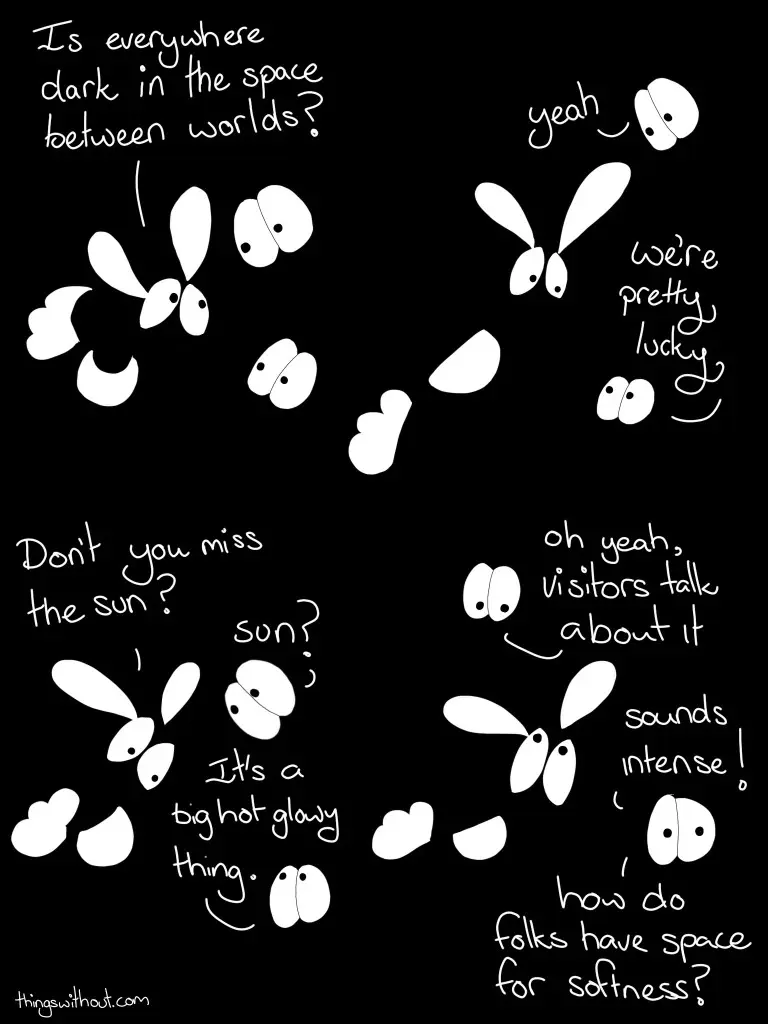 Bunson Hoppydew and the eyes discuss things