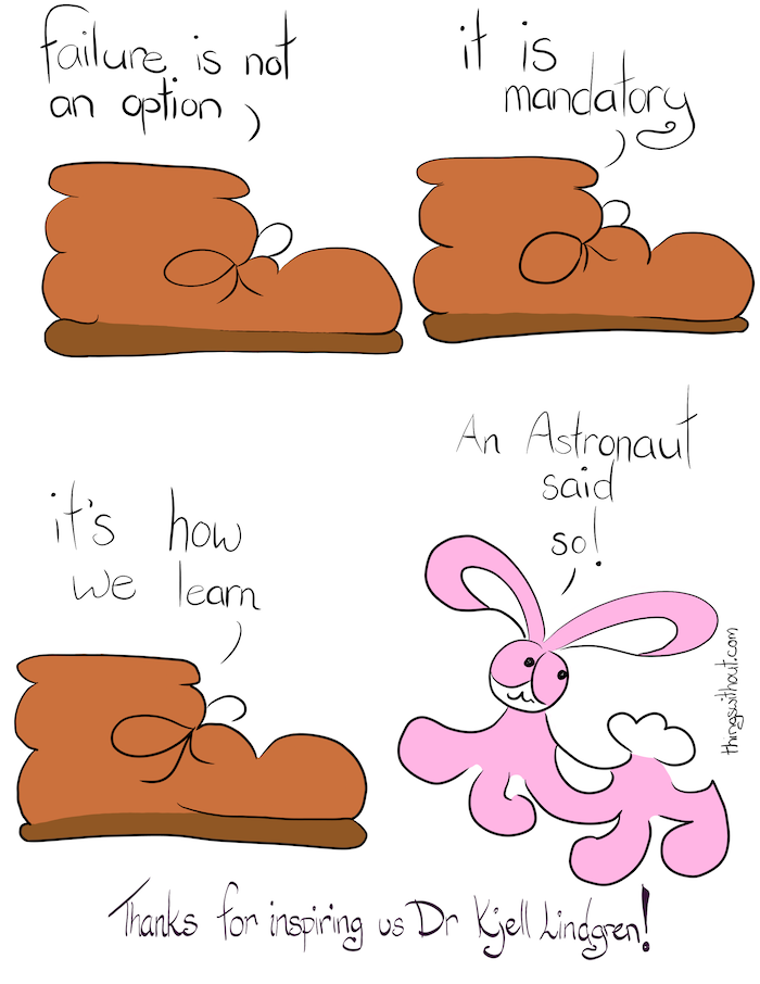 Failure is not an option webcomic, see below for full transcript