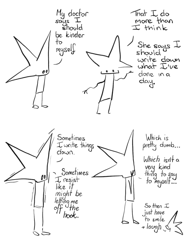 Be Kinder Webcomic, see transcript below for full text