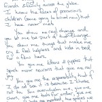 Dear Internet, You bring me photos and stories from friends and family across the globe. I know the faces of precocious children (some going to school now) that I have never met. You show me real change and you let me be part of that change. You show me things that make me cry and feel helpless and hide in bed for a few hours. You gave me kittens and puppies the spark mirror neurons that give me real joy. You give me the responsibility that if I do not see it is because I choose not to. You overwhelm me, give me chaos, give me tools for order, give me hope. Words are important, the spaces we create are important, you are important.
