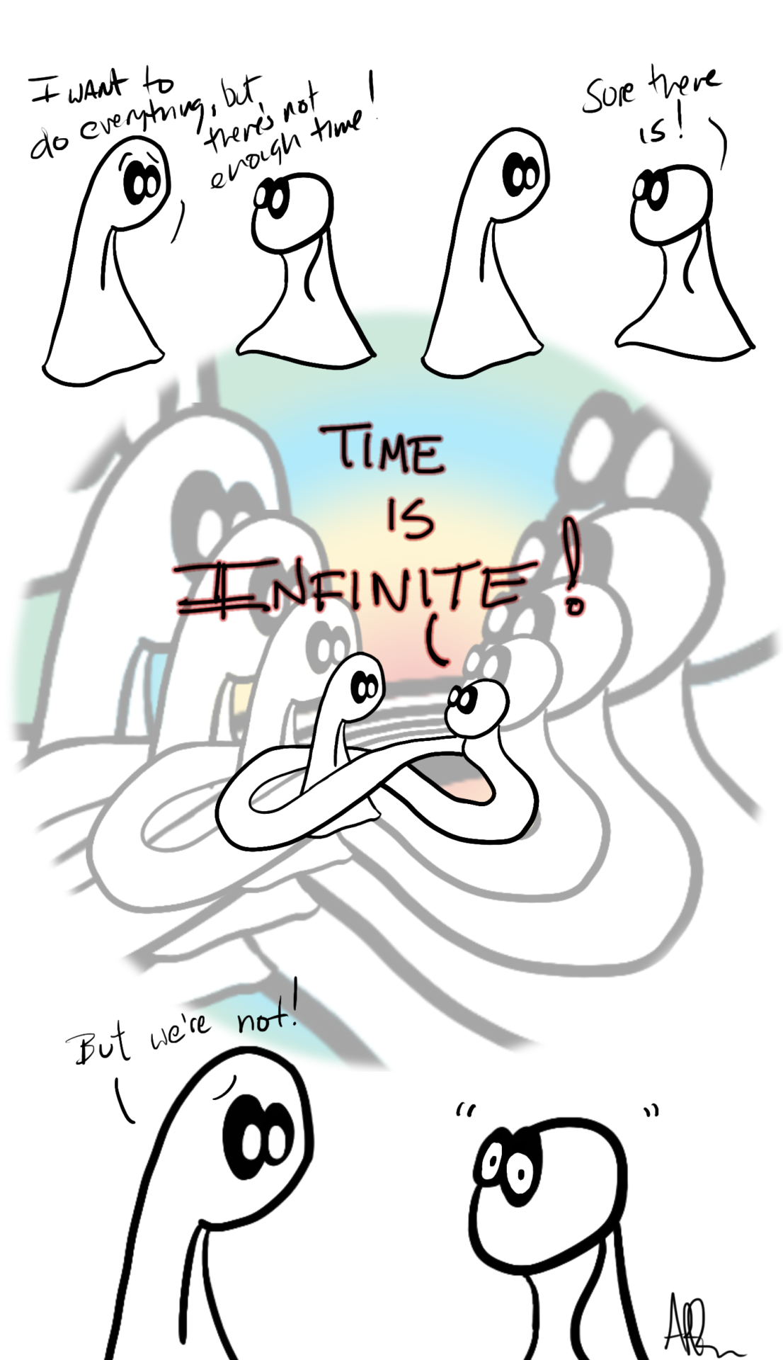 Guest Comic: Andy Romine (1 of 3). Infinity.