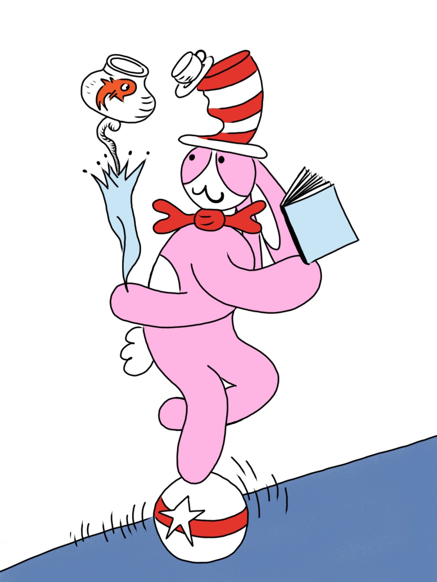 A Cat in the Hat by Dr Seuss tribute