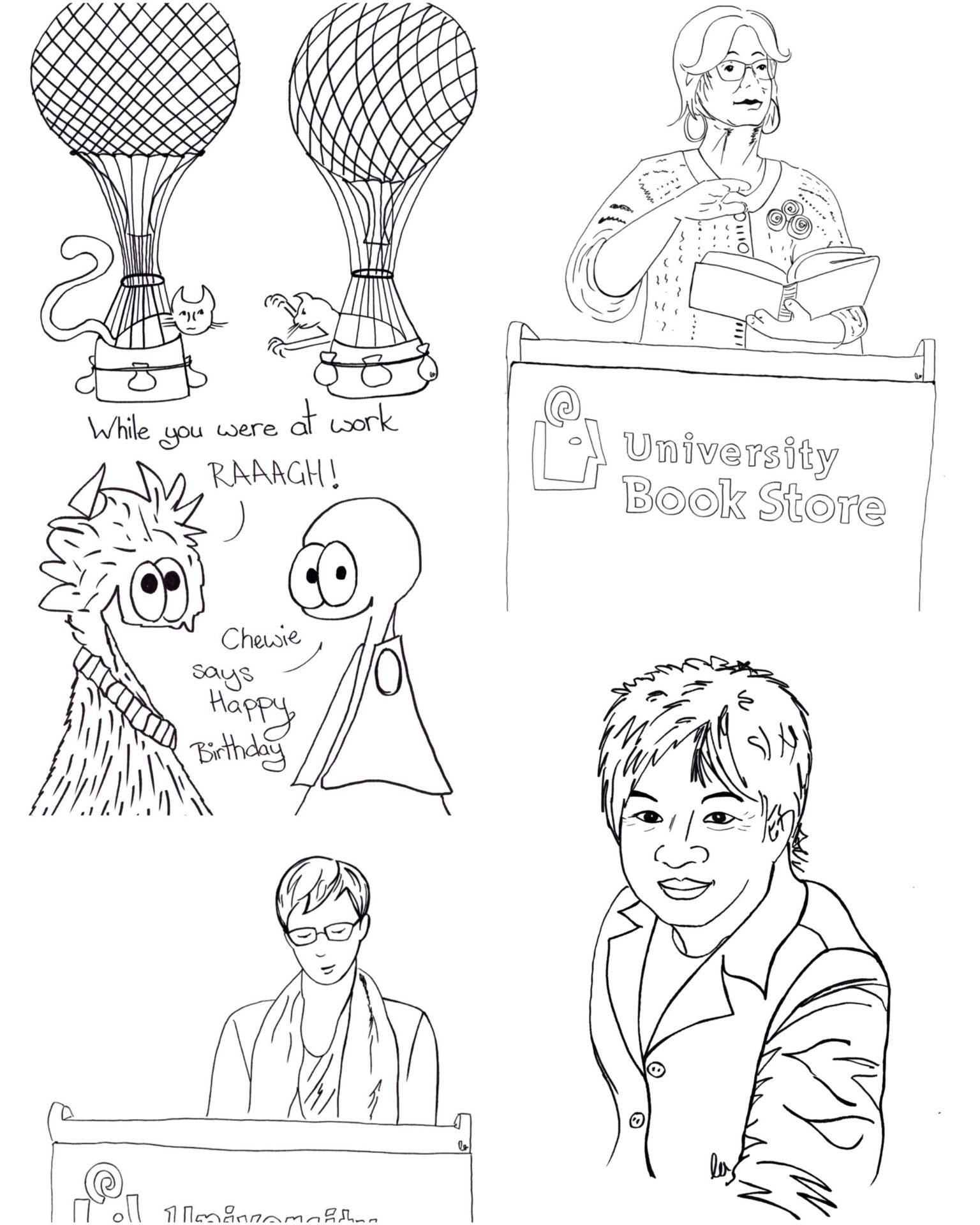 Recent sketches