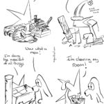 Webcomic, full transcript below